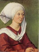 Albrecht Durer Portrat der Barbara Durer oil painting reproduction